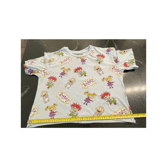 Rugrats Nickelodeon cropped short sleeve tee Large, 90's Y2K Era - Picture 8 of 9